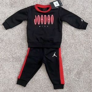 Jordan-Nike 2-piece toddler baby sweat suit- 12M